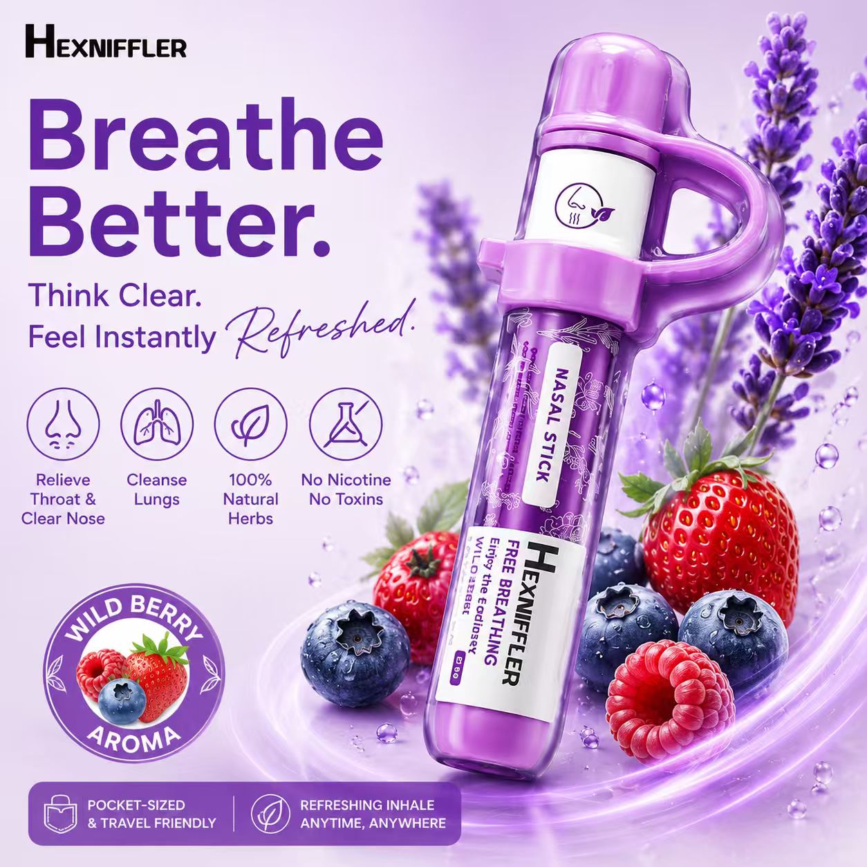 HEXNIFFLER Portable Aroma Diffuser - Grape